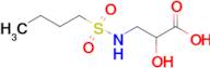 3-(Butane-1-sulfonamido)-2-hydroxypropanoic acid