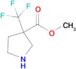 Methyl 3-(trifluoromethyl)pyrrolidine-3-carboxylate