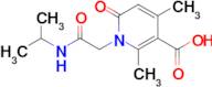 2,4-Dimethyl-6-oxo-1-{[(propan-2-yl)carbamoyl]methyl}-1,6-dihydropyridine-3-carboxylic acid