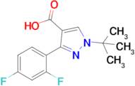 1-Tert-butyl-3-(2,4-difluorophenyl)-1h-pyrazole-4-carboxylic acid