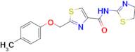 n-(4,5-Dihydro-1,3-thiazol-2-yl)-2-(4-methylphenoxymethyl)-1,3-thiazole-4-carboxamide