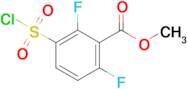 Methyl 3-(chlorosulfonyl)-2,6-difluorobenzoate