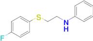 n-{2-[(4-fluorophenyl)sulfanyl]ethyl}aniline