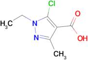 5-Chloro-1-ethyl-3-methyl-1h-pyrazole-4-carboxylic acid