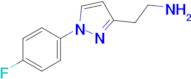 2-[1-(4-fluorophenyl)-1h-pyrazol-3-yl]ethan-1-amine