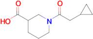 1-(2-Cyclopropylacetyl)piperidine-3-carboxylic acid