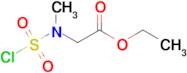 Ethyl 2-[(chlorosulfonyl)(methyl)amino]acetate