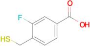 3-Fluoro-4-(sulfanylmethyl)benzoic acid