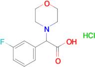 2-(3-Fluorophenyl)-2-(morpholin-4-yl)acetic acid hydrochloride
