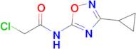 2-Chloro-N-(3-cyclopropyl-1,2,4-oxadiazol-5-yl)acetamide