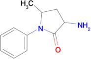 3-Amino-5-methyl-1-phenylpyrrolidin-2-one