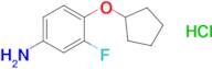 4-(Cyclopentyloxy)-3-fluoroaniline hydrochloride