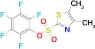 Pentafluorophenyl 4,5-dimethyl-1,3-thiazole-2-sulfonate