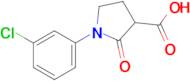 1-(3-Chlorophenyl)-2-oxopyrrolidine-3-carboxylic acid