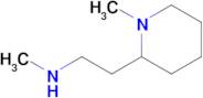 Methyl[2-(1-methylpiperidin-2-yl)ethyl]amine