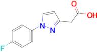 2-[1-(4-fluorophenyl)-1h-pyrazol-3-yl]acetic acid