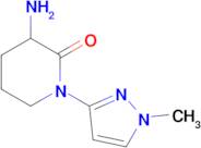3-Amino-1-(1-methyl-1h-pyrazol-3-yl)piperidin-2-one