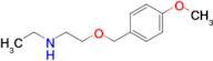 Ethyl({2-[(4-methoxyphenyl)methoxy]ethyl})amine