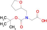 2-{[(tert-butoxy)carbonyl](oxolan-2-ylmethyl)amino}acetic acid