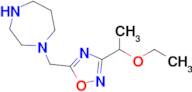 1-{[3-(1-ethoxyethyl)-1,2,4-oxadiazol-5-yl]methyl}-1,4-diazepane