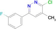 3-Chloro-6-(3-fluorophenyl)-4-methylpyridazine