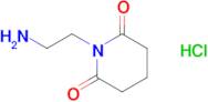 1-(2-Aminoethyl)piperidine-2,6-dione hydrochloride