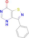 3-phenyl-4H,7H-[1,2]thiazolo[4,5-d]pyrimidin-7-one