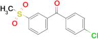 (4-Chlorophenyl)(3-methanesulfonylphenyl)methanone