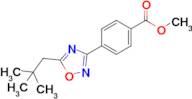Methyl 4-[5-(2,2-dimethylpropyl)-1,2,4-oxadiazol-3-yl]benzoate