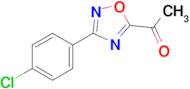 1-[3-(4-chlorophenyl)-1,2,4-oxadiazol-5-yl]ethan-1-one