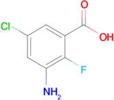 3-Amino-5-chloro-2-fluorobenzoic acid