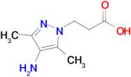 3-(4-Amino-3,5-dimethyl-1h-pyrazol-1-yl)propanoic acid