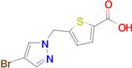 5-[(4-bromo-1h-pyrazol-1-yl)methyl]thiophene-2-carboxylic acid