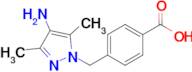 4-[(4-amino-3,5-dimethyl-1h-pyrazol-1-yl)methyl]benzoic acid