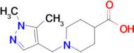 1-[(1,5-dimethyl-1h-pyrazol-4-yl)methyl]piperidine-4-carboxylic acid