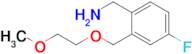 1-{4-fluoro-2-[(2-methoxyethoxy)methyl]phenyl}methanamine