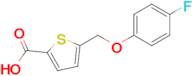 5-(4-Fluorophenoxymethyl)thiophene-2-carboxylic acid