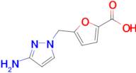 5-[(3-amino-1h-pyrazol-1-yl)methyl]furan-2-carboxylic acid