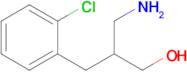 3-Amino-2-[(2-chlorophenyl)methyl]propan-1-ol