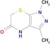 1,3-Dimethyl-1h,4h,5h,6h-pyrazolo[3,4-b][1,4]thiazin-5-one