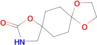 1,9,12-Trioxa-3-azadispiro[4.2.4^{8}.2^{5}]tetradecan-2-one