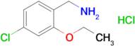 (4-Chloro-2-ethoxyphenyl)methanamine hydrochloride