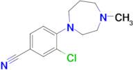 3-Chloro-4-(4-methyl-1,4-diazepan-1-yl)benzonitrile