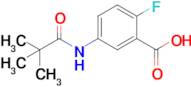 5-(2,2-Dimethylpropanamido)-2-fluorobenzoic acid