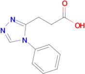 3-(4-Phenyl-4h-1,2,4-triazol-3-yl)propanoic acid