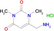 6-(Aminomethyl)-1,3-dimethyl-1,2,3,4-tetrahydropyrimidine-2,4-dione hydrochloride