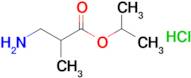 Propan-2-yl 3-amino-2-methylpropanoate hydrochloride