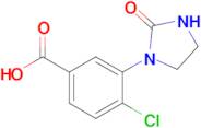 4-Chloro-3-(2-oxoimidazolidin-1-yl)benzoic acid