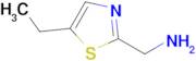 (5-Ethyl-1,3-thiazol-2-yl)methanamine