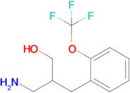 3-Amino-2-{[2-(trifluoromethoxy)phenyl]methyl}propan-1-ol